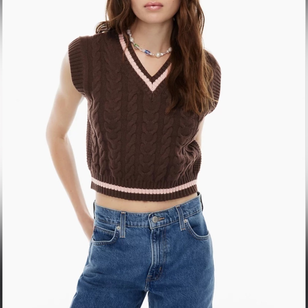 Aritzia Sunday Best Winston Sweater Vest